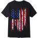 4th of July Men's Funny Graphic Tee - American Flag 3D Print - Size 3XL - Buy Online on GoSupps.com