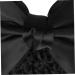 Women Hair Clip Hair Bun Cover Barrettes Net Snood Hairnet LaceBow-Knot Decor Hair Clip Hairnet (Black) - Buy Online on GoSupps.com