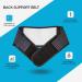 Self-Heating Purple Bubble Lumbar Belt for Men & Women - 20 Magnet Back Brace for Sciatica, Herniated Disc, Scoliosis - M (Waist 29-34) - Black - Buy Online on GoSupps.com