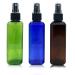 KKONHII 3Pcs Shoulder Bottle Transparent Square Plastic Cosmetics Spray Bottle DIY Homemade 3oz Fine Mist Face Spray Bottle Storage Water Bottle for Easy Carry(100ml)