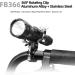 LIGHTFE Bicycle Light Mount Bracket | Aluminum Alloy | Adjustable Fork Special | 360 Rotation | FB366 - Buy Online on GoSupps.com