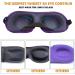 LEEKEN 3D Eye Mask for Women - Machine Washable Sleep Mask Set (Black+Blue+Red) - 3PC Eye Blinder Set - Buy Online on GoSupps.com