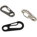 Swatom Mini Alloy Carabiner Clip - Black 10 Pack | Backpack Keychain Accessories - Buy Online on GoSupps.com