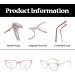 Shop LJczka Cat Eyes Glasses for Women | Retro Blue Light Block Glasses in Pink | Perfect for PC TV & Cell Phone Use - Buy Online on GoSupps.com