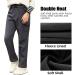 JOMLUN Boys Fleece Lined Hiking Pants - Winter Gray, 14-16 Years - Buy Online on GoSupps.com