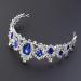 Frcolor Blue Crystal Crown Tiara - Bridal Headpiece & Rhinestone Headband for Weddings & Parties - Buy Online on GoSupps.com