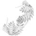 SOLUSTRE Baroque Leaf Hair Crown - Gold & Silver Laurel Wreath Headband for Costume Parties | Elegant Accessory - Buy Online on GoSupps.com