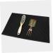 Angoily 1pc Non-Slip Hair Cutting Tool Barber Floor Mats Proof Mat for Hair Straighteners Hair Tools Mat Silicone Mat for Hair Tools Hair Tongs Mat Black Thicken Non-Slip Mat PVC - Buy Online on GoSupps.com