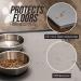Leash Boss Spray Mat XXL - Waterproof Silicone Bowl Pad for Cats & Dogs | 76x56 cm Marine - Ideal for Feed & Water - Buy Online on GoSupps.com