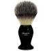 Premium Synthetic Badger Look Shaving Brush with Black Handle - Perfect for a Superior Shave - Buy Online on GoSupps.com