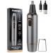 Professional Painless Nose Hair Trimmer for Men 2023 Upgrade Nose Trimmer Men Nose Trimmer for Men Dual Edge Blades with Waterproof Powerful Motor Grey Gold