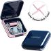 Blue Retainer Case | Portable Denture & Orthodontic Holder for Men, Women, Children | Aligner & Mouth Guard Storage | Navy Blue - Buy Online on GoSupps.com
