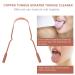 FOMIYES Pure Copper Tongue Scraper & Oral Cleaner - Double-Sided Baby Tongue Scrubber & Tonsil Stone Remover - Disposable Stainless Steel Braces Accessory - Buy Online on GoSupps.com