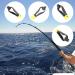 FUNORNAM Power Grip Line Release Clips - 4Pcs with 18-Inch Leader for Trolling Fishing | Snap Weight Release Clips for Downrigger & Planer Board - Buy Online on GoSupps.com