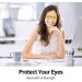Goiteia Blue Light Blocking Clip On Glasses | Daymax Yellow Lens | Computer & Gaming Eyewear for Better Sleep & Eye Strain Relief - Buy Online on GoSupps.com