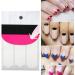 1Sheet French Nail Stickers Manicure Nail Art Stencils 3-in-1 Guide Stickers Self-adhesive Sticker Tips For Manicure DIY Nail Art Tools Nail stick - Buy Online on GoSupps.com