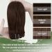 Hetto Brown Clip-In Extensions | Remy Real Hair | Dark Brown #4 | 120g 35cm | Premium Quality Hair Recovery - Buy Online on GoSupps.com