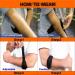 Tennis Elbow Support Brace with Compression Pad for Pain Relief | Ideal for Golfer's & Tennis Elbow | Epicondylitis Clasp & Weather Resistant (Single Piece - Buy Online on GoSupps.com