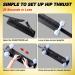 CrazyRope Hip Thrust Belt for Dumbbells & Kettlebells - Ultimate Hip Trainer & Pad Alternative to Barbell Upholster - Buy Online on GoSupps.com