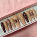 Press on Nails Long with Designs False Fake Nails Coffin Artificial Nails for Woman stick on Nails with Jelly Glue on Static Nails. MS-M214