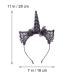 Lurrose Unicorn Headband - 2 Pieces Cat Ear Headbands for Birthday Halloween Easter Parties - International Shipping Available - Buy Online on GoSupps.com