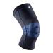 Bauerfeind Kniebandage Genutrain Unisex with silicone edge to relieve stabilize and activation after injury surgery or in chronic such as gonarthrosis (joint wear) or arthritis black size: 5 with silicone edge