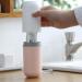 Travel Toothbrush Cup Case Minimalist Plastic Holder for Business Trips | White & Pink - Buy Online on GoSupps.com