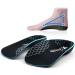 3/4 Orthotic Insoles Shoe Inserts for Plantar Fasciitis Relief High Arch Support Inserts for Flat Feet Over-Pronation and Heel Pain (Medium(Men's 6.5-8.5 / Women's 7.5-9.5))