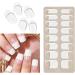 Semi-cured gel nail polish French manicure stickers damage-free manicure supplies for women girls beginners and beauty enthusiasts for everyday use. - Buy Online on GoSupps.com