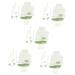 Zerodeko 60 Pcs Simulated Violet Faux Hanging Flower House Plants Artificial Outdoor Flowers Artificial Wisteria Rattan Decor Hanging Wall Flower Pendant Plastic Indoor Accessories White