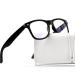 Abejojo reading glasses for women blue light-blocking computer reading glasses in oversize with spring hinge for men glare protection anti-overrunging of the eyes UV protection black 0.5 diopters