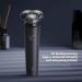 Head Shavers for Bald Men - Portable Electric Rotary Shaver & Beard Trimmer with Magnetic Cutter Blade | Type-C Rechargeable - Buy Online on GoSupps.com
