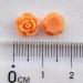 Chenkou Craft 100pcs 8mm Rose Flower Resin Flatback Beads - Assorted Color for Kids DIY Crafts - Buy Online on GoSupps.com