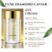 EDA LUXURY BEAUTY Luxe Diamond Caviar Eye Cream - Anti Aging Lifting Firming Crow's Feet Dark Circles & Under Eyes Puffiness - Day & Night Anti-Wrinkle Collagen Cream - Vegan & Paraben-Free - Buy Online on GoSupps.com