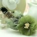 Large Green Gauze Flower Banana Clip - Stylish Hair Barrette Accessory - Buy Online on GoSupps.com