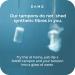 Dame Super Tampons x14 - Hypoallergenic, Plastic-Free, pH Neutral, Toxin-Free, Compostable & Biodegradable - Buy Online on GoSupps.com