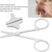 YOUTHINK Rounded Curved Nose Hair Scissors - Stainless Steel Grooming Tool for Nose Eyebrows and Moustache Care - Clean Beauty Essentials for Men - Buy Online on GoSupps.com