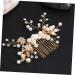 minkissy Pearl Comb Hair Combs for Women Accessories Wedding Hair Accessories for Brides Gold Hair Flower Girl Hair Accessories Girls Hair Accessory The Flowers Pearl Bridesmaid Headband - Buy Online on GoSupps.com