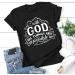 Faith Does Not Make Things Easy Women's Christian Tee - Positive Messages Graphic T-shirt XXL - Buy Online on GoSupps.com