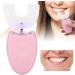 U-Shaped Adult Toothbrush t Electric Sonic Toothbrush Automatic Cleaning Toothbrush Oral Care Tool with Food Grade Silicone Brush Head(Pink) - Buy Online on GoSupps.com