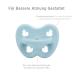 HEVEA Natural Rubber Pacifier - Jaw-Friendly Design for 3-36 Months - Sky Blue - Single Pack - Buy Online on GoSupps.com