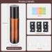 Hyber&Cara 10ml Glass Roll on Bottles 12Pcs - Essential Oils Roller Bottles for Aromatherapy - Stainless Steel Roller Balls - Includes 3 Bottle Opener Stickers and 3 Funnels - Buy Online on GoSupps.com