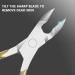 1 Piece Cuticle Tweezers - Professional Stainless Steel Cuticle Trimmer and Remover for Dead Skin and Cuticle - Rose Gold - Buy Online on GoSupps.com