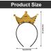 Rumyve Sequins Crown Headband Glitter Hair Bandm Sparkling Sequins Crown Headband for Girls Women Birthday Christmas Party - Buy Online on GoSupps.com