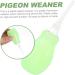 ibasenice Baby Accessories 1pc Pigeon Rehydration Device Ml Dropper for Liquids Baby Feeding Tools Cat Feeder Bird Weaning Tool Squab Weaning Feeder Pet Bird Weaner Pigeon Weaner Food Green 10x3cm - Buy Online on GoSupps.com