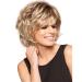 Short Light curly wigs for women fluffy women blonde wig heat -resistant wig natural looking wigs with 1 Wig cap