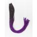 DreadLab - Soft Style Ombre Double Ended Synthetic Dreadlocks Twists 10 Pack (Black - Dark Purple Transitional)