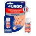 Urgo - nail polish for stripping - very bitter invisible - restructured and strengthened - from 3 years 9 ml damaged reinforced transparent solution 9 ml (1 Pack)