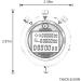 Rolilink Digital Stopwatch Timer - 100 Lap Metal Stop Watch for Sports Competition - Buy Online on GoSupps.com