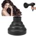 Cutiolly Universal hair diffuser hairdryer diffuser attachment for curly and naturally wavy hair professional hairdryer diffuser Black